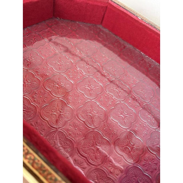 Large Vintage French Marquetry Wooden Box, 1970s For Sale - Image 11 of 13