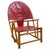 Red G23 Hoop Armchair attributed to Piero Palange & Werther Toffoloni, 1970s For Sale - Image 15 of 15