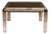 Square Acrylic and Brass Coffee Table in the style of Karl Springer, 1970s For Sale