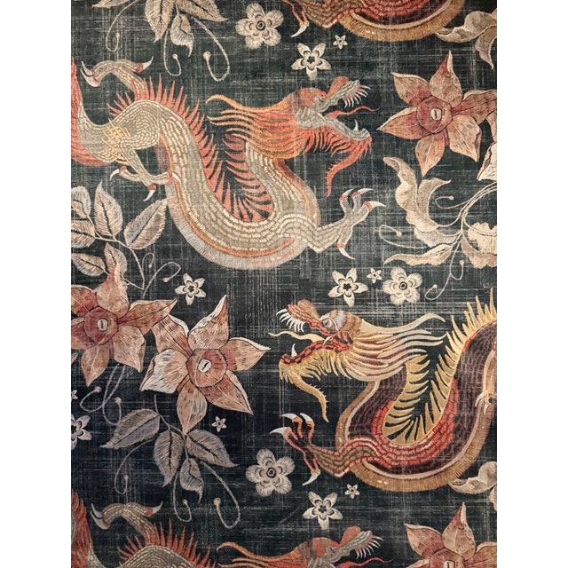 Lee Industries Lancelot Forest Velvet Fabric 3 Yards For Sale In Raleigh - Image 6 of 7