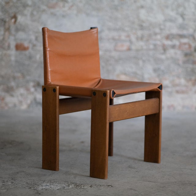 1970s Monk Chairs by Afra & Tobia Scarpa, 1973, Set of 4 For Sale - Image 5 of 13