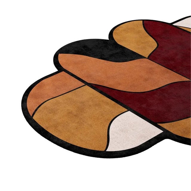 Contemporary Tapis Shaped #25 Modern Eclectic Rug by TAPIS Studio, 2010s For Sale - Image 3 of 4