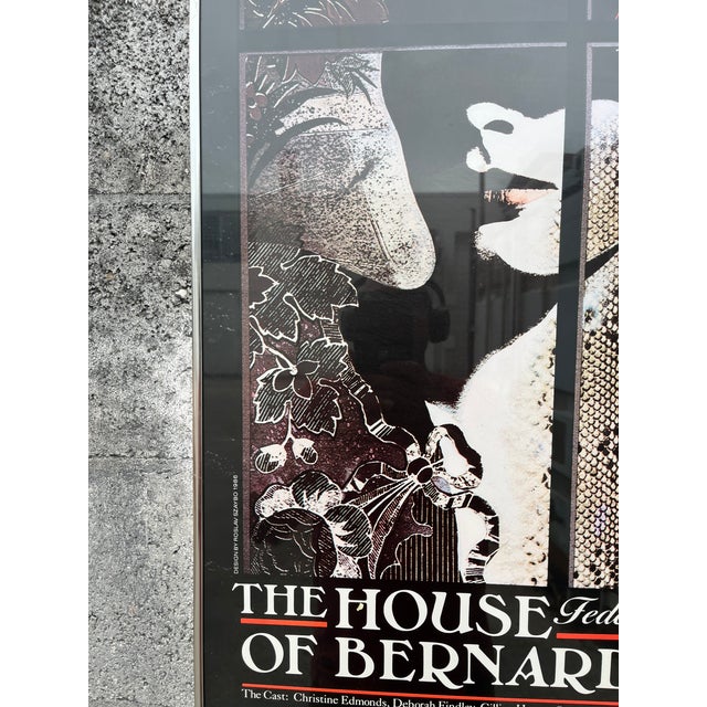 Metal 1986 "The House of Bernarda Alba" Original Promotional Poster by Roslav Szaybo For Sale - Image 7 of 18