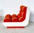 Set of Mid-Century Modern Italian Red Lounge Chairs, 1960s For Sale - Image 9 of 10