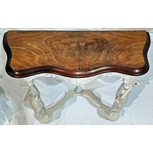 Vintage 1920s Figural Console Table, 2 Available For Sale - Image 4 of 10