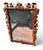 Black Forest Hand Carved Walnut Mirror Vines Leaves Berrys For Sale - Image 6 of 17