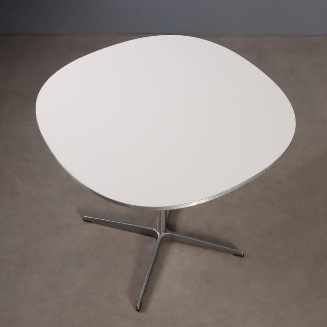 Metal Table attributed to Piet Hein for Fritz Hansen For Sale - Image 7 of 10