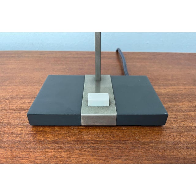 Gray Mid-Century Minimalist German Table Lamp from Hillebrand, 1960s For Sale - Image 8 of 18