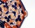 Imari Porcelain Circa 1860s Japanese Double Fan Motif & Shape Imari Chop Plate For Sale - Image 4 of 7