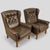 Nordic Wingback Chairs in Brown Leather, 1970, Set of 2 For Sale - Image 10 of 10