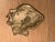 Gold Antique Profile Ashtray, 1950s For Sale - Image 8 of 10