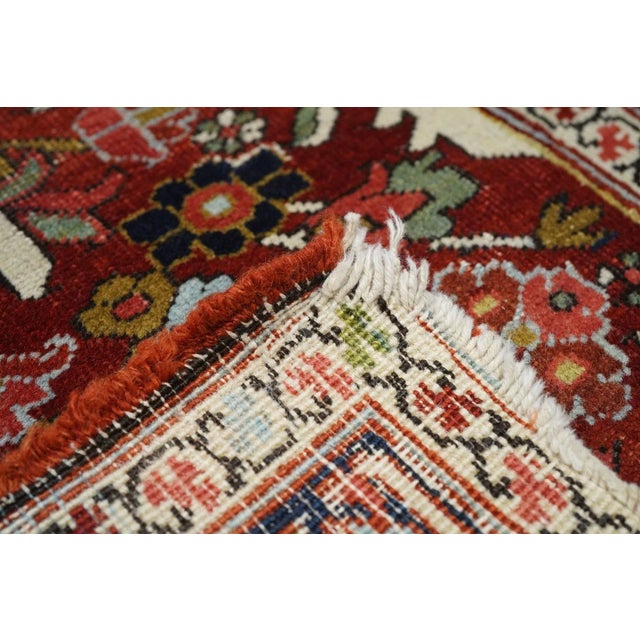 Antique Red Heriz Serapi Rug 4'10'' x 6'9'' For Sale - Image 4 of 12