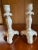 These are the perfect Von Schierholtz antique porcelain candleholders for those who don’t want too many cherubs. They are...