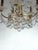 Metal Brass and Lead Crystal Five-Light Chandelier from Schröder, 1970s For Sale - Image 7 of 12