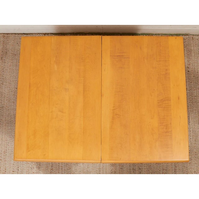 Vintage Solid Birch Dining Table For Sale In Los Angeles - Image 6 of 8