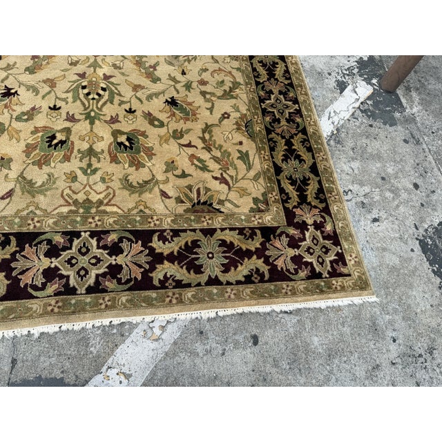 7ft 10in X 9ft 11in Hand Knotted Area Rug For Sale - Image 10 of 13