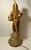 Wood Antique C.1920s j.b. Hirsch Figural Porcelain Lady Lamp Wood Chalkware Base 39.5 For Sale - Image 7 of 12