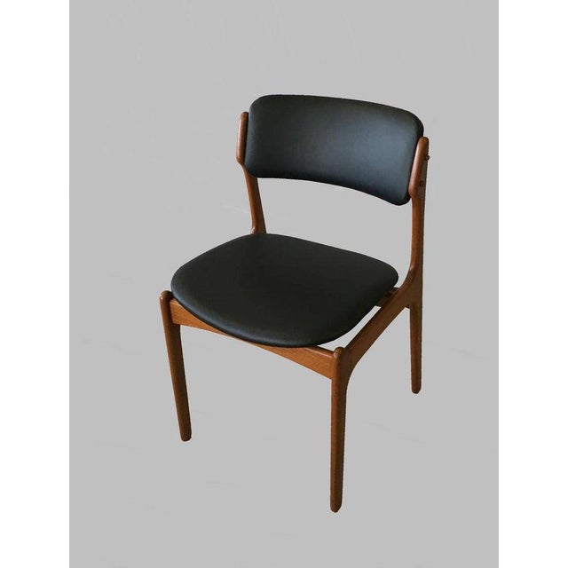 Teak Dining Chairs by Erik Buck, Customizable Reupholstery, 1960s, Set of 10 For Sale - Image 3 of 10