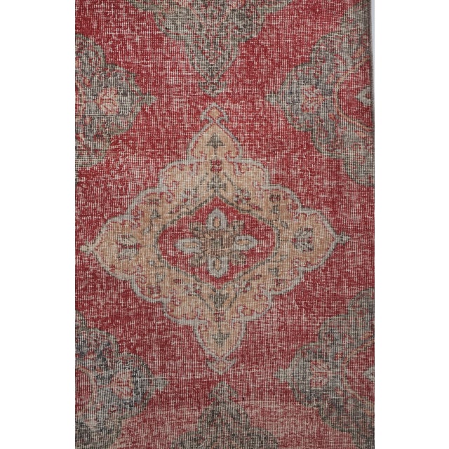 1960s Traditional Turkish Hand Knotted Vintage Long Runner Rug - Stair Carpet 2'8'' X 13'3'' For Sale - Image 11 of 12