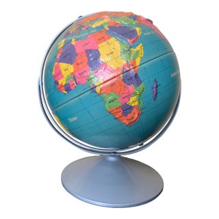 Vintage Replogle Traveler World Globe, Circa 1980s For Sale