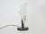 Foliage Table Lamp in Glass and Anthracite Gray Metal, 1980s For Sale - Image 3 of 10