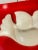 White Pop Art Peace White Ceramic Candy Dish Catchall For Sale - Image 8 of 9