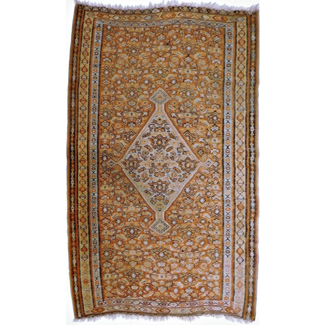 1920s Antique Persian Senneh Kilim Flatweave. 4'x 5'10" For Sale - Image 13 of 13