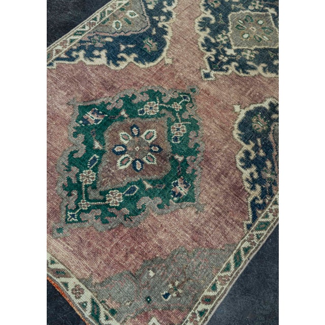 Taupe Turkish Vintage Rug 3'2" x 11'9" #20718 For Sale - Image 8 of 8