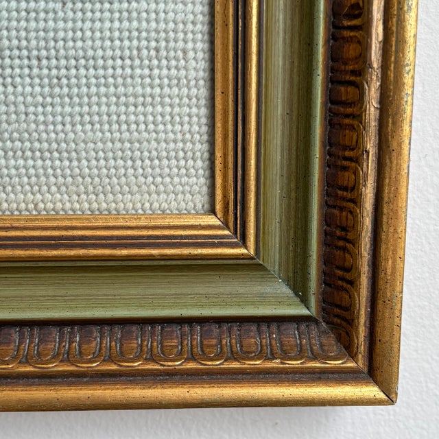 20th Century Floral Still Life Needlepoint -- Framed For Sale - Image 14 of 18