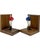 Wood Pair Vintage Equestrian Jockey Bookends Horse Racing Wood For Sale - Image 7 of 11