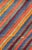 Turkish Colorful Vintage Turkish Tulu Rug With Horizontal Stripes and Fine Wool For Sale - Image 3 of 7
