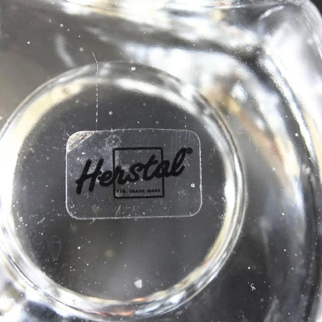 Vintage Crystal Tea Light Candleholders from Herstal, Denmark, 1970s, Set of 2 For Sale - Image 5 of 6