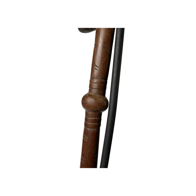 African Baule Ceremonial Spoon on Custom Mount For Sale In Chicago - Image 6 of 6