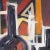 Mid 20th Century Modernist Still Life Painting on Canvas For Sale - Image 5 of 9