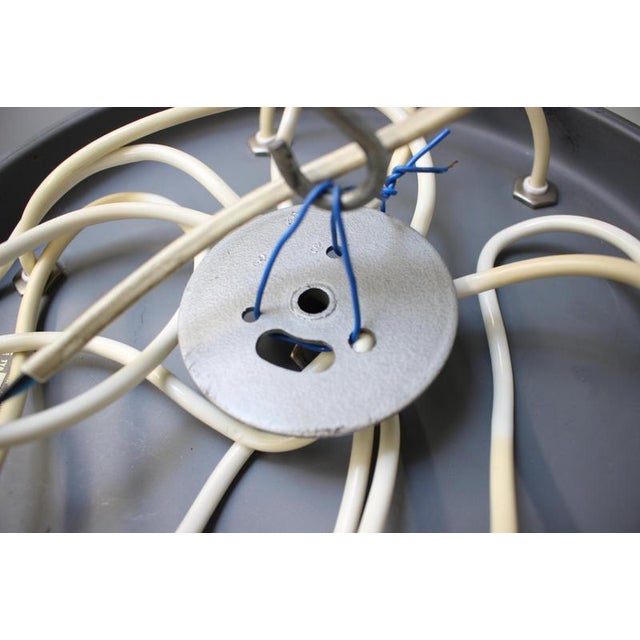 Mid-Century Modern Czechoslovak Glass 5-Light Pendant, 1970s For Sale - Image 11 of 16