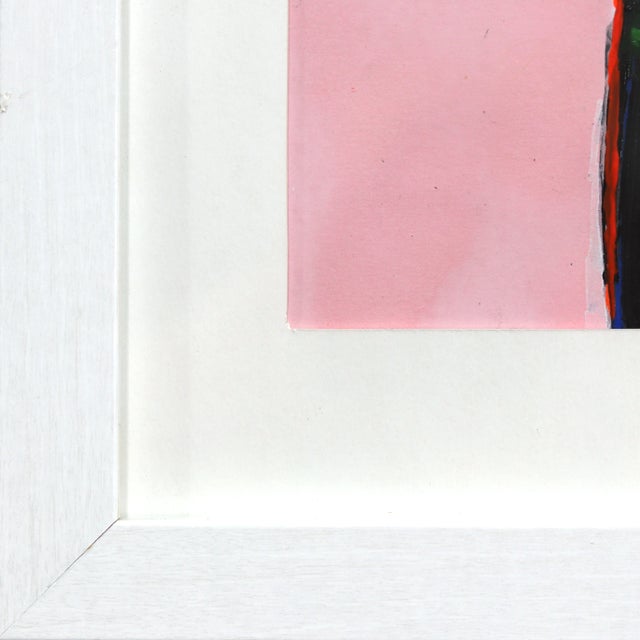 Flo - Colorful Figurative Painting on Paper Original Artwork by Fabio Coruzzi For Sale - Image 4 of 9