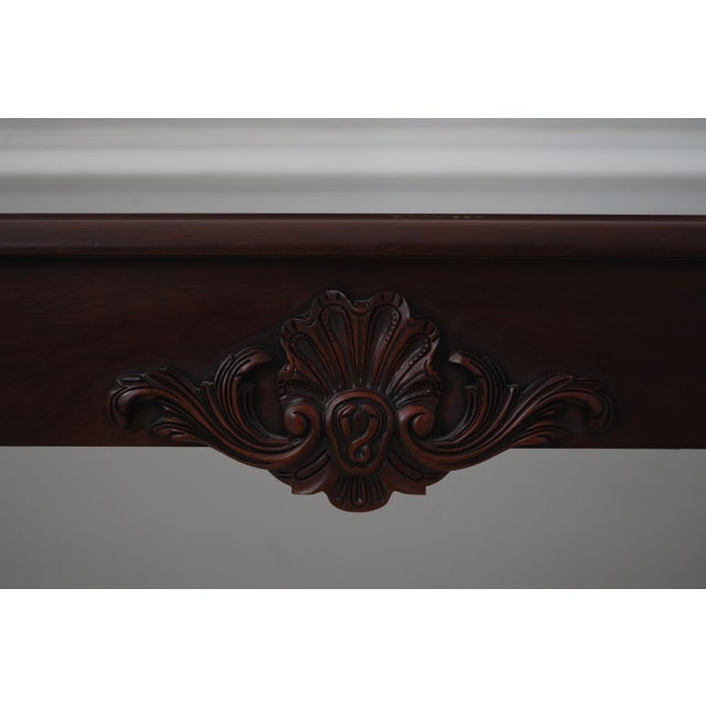 Brown Henkel Harris Ball & Claw Chippendale Mahogany Sofa Table For Sale - Image 8 of 14
