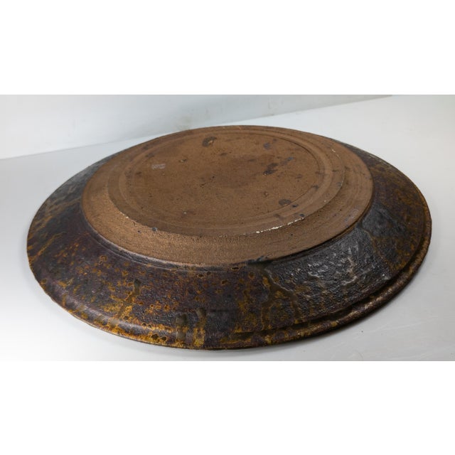 Mid-Century Modern Contemporary Studio Art Pottery Charger by Henry Gerhardt For Sale - Image 11 of 12