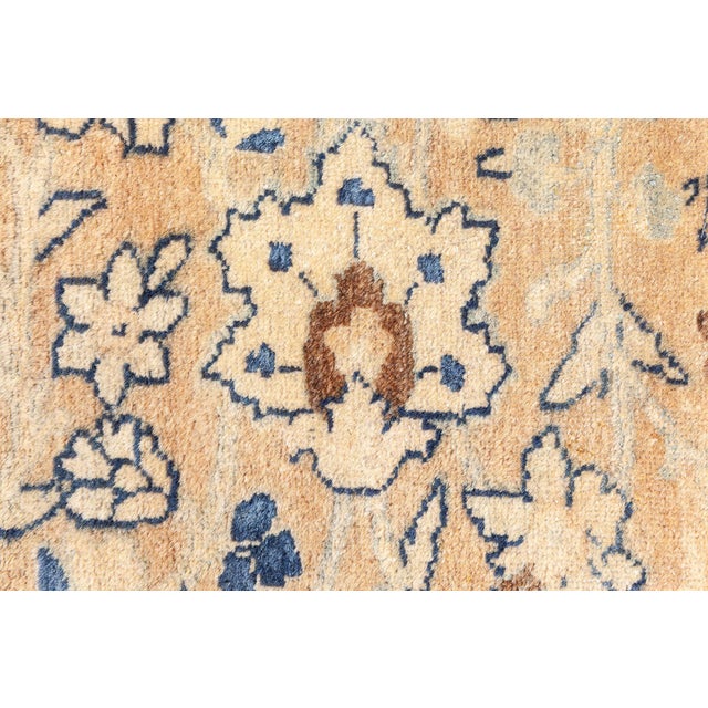 Textile Authentic 19th Century Persian Tabriz Handmade Wool Rug For Sale - Image 7 of 9