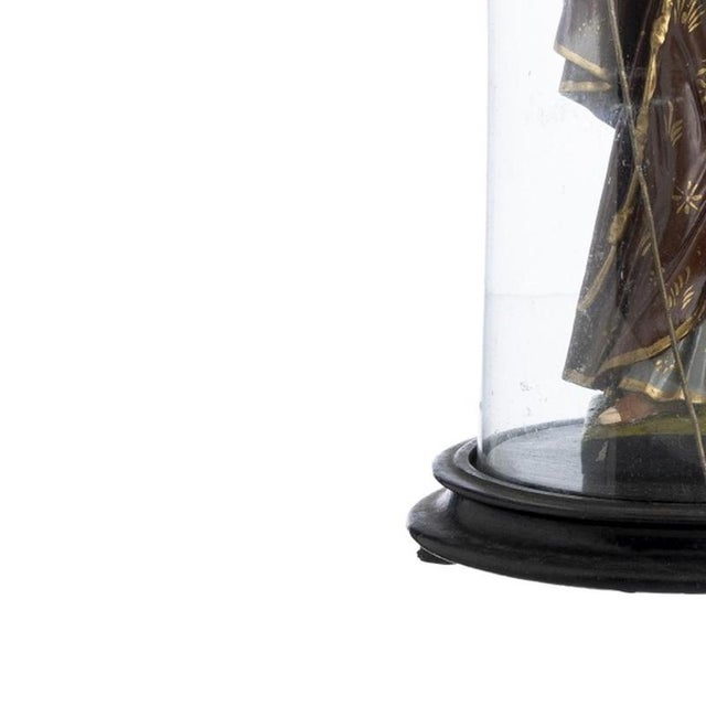 Religious Artist, Saint Anthony with Child Jesus, 19th Century, Wood For Sale - Image 3 of 6