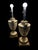 Vintage Decorative Crafts Brass and Faux Marble Lamps - a Pair For Sale - Image 4 of 12