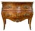 Louis XV Style Chest of Drawers in Marquetry and Veined Marble, 1930s For Sale - Image 4 of 11