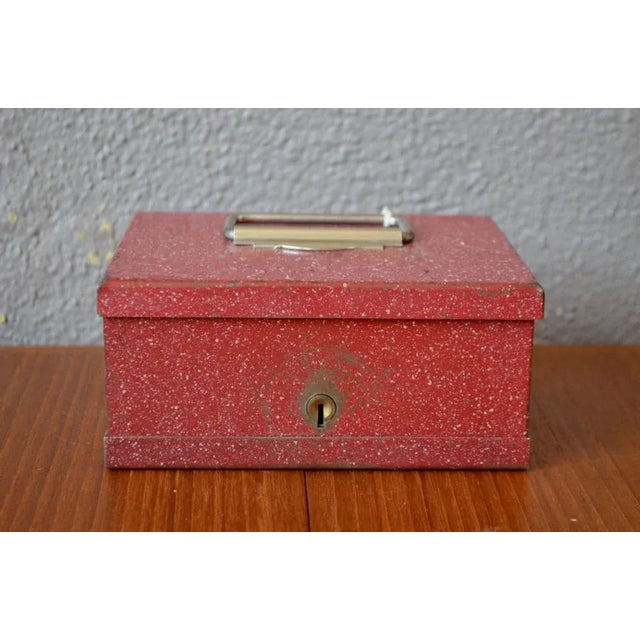 Art Deco Metal Jewelry Box, 1930s For Sale - Image 9 of 9