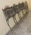 1970s Italian Bistro–Style Wrought Iron Garden Set With Four Folding Chairs For Sale - Image 10 of 18