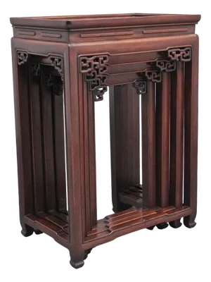 Chinese Nest of Tables, 1880s, Set of 4