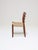 Brown Vintage Model 85 Dining Chairs in Teak and Papercord by N.O. Møller for J.L. Møllers, 1960s, Set of 6 For Sale - Image 8 of 17