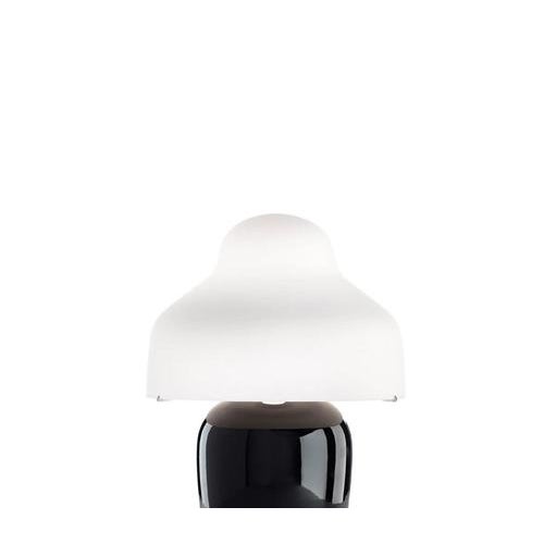 Ceramic and Glass Chinoz Table Lamp with Black-Burgundy Base by Jaime Hayan for Parachilna For Sale - Image 6 of 13