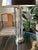 Mid-Century Modern Late 20th Century Sally Sirkin for J. Robert Scott Glass and Polished Nickel Lamp With Glossy Parchment Shade For Sale - Image 3 of 8