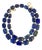 Lapis Beaded Necklace With Gold Toe Clasp Was Designed by Matthew Izzo For Sale