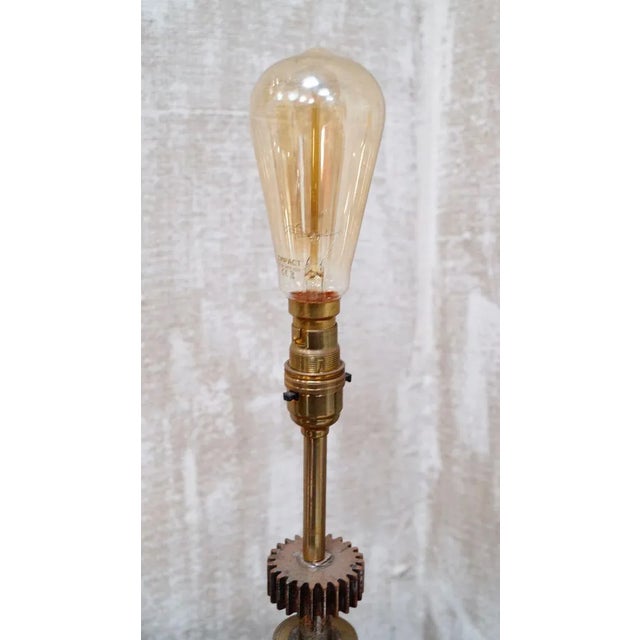 Metal Antique Brass Candy Drop Roller Lamp For Sale - Image 7 of 10